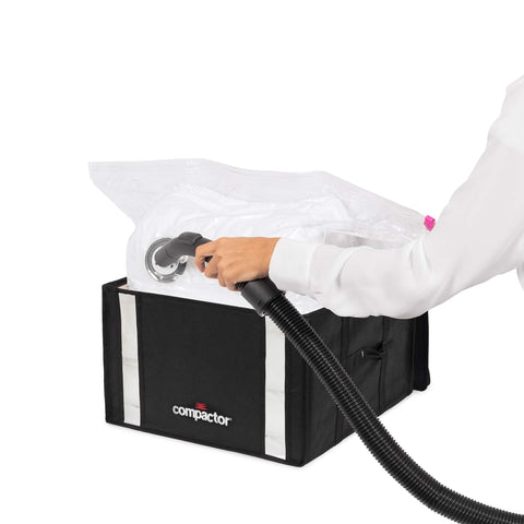 Compactor Cosmos 3D Semi-Rigid Vacuum Storage Box, M Size, Black, RAN8945