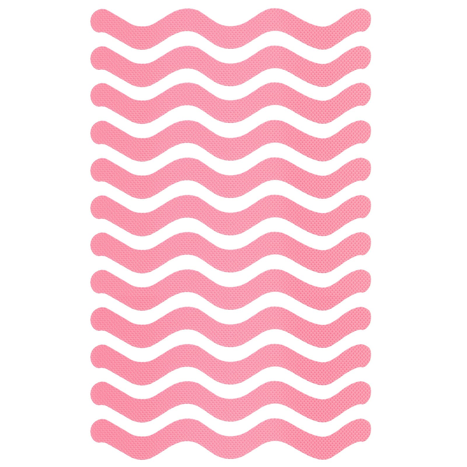 sourcing map 12pcs Non Slip Bathtub Stickers Bath Shower Floor 7.1" Anti-Slip Sticker Tape S-Shape Style Decals for Bathroom Kitchen Bathtub Treads