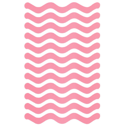 sourcing map 12pcs Non Slip Bathtub Stickers Bath Shower Floor 7.1" Anti-Slip Sticker Tape S-Shape Style Decals for Bathroom Kitchen Bathtub Treads