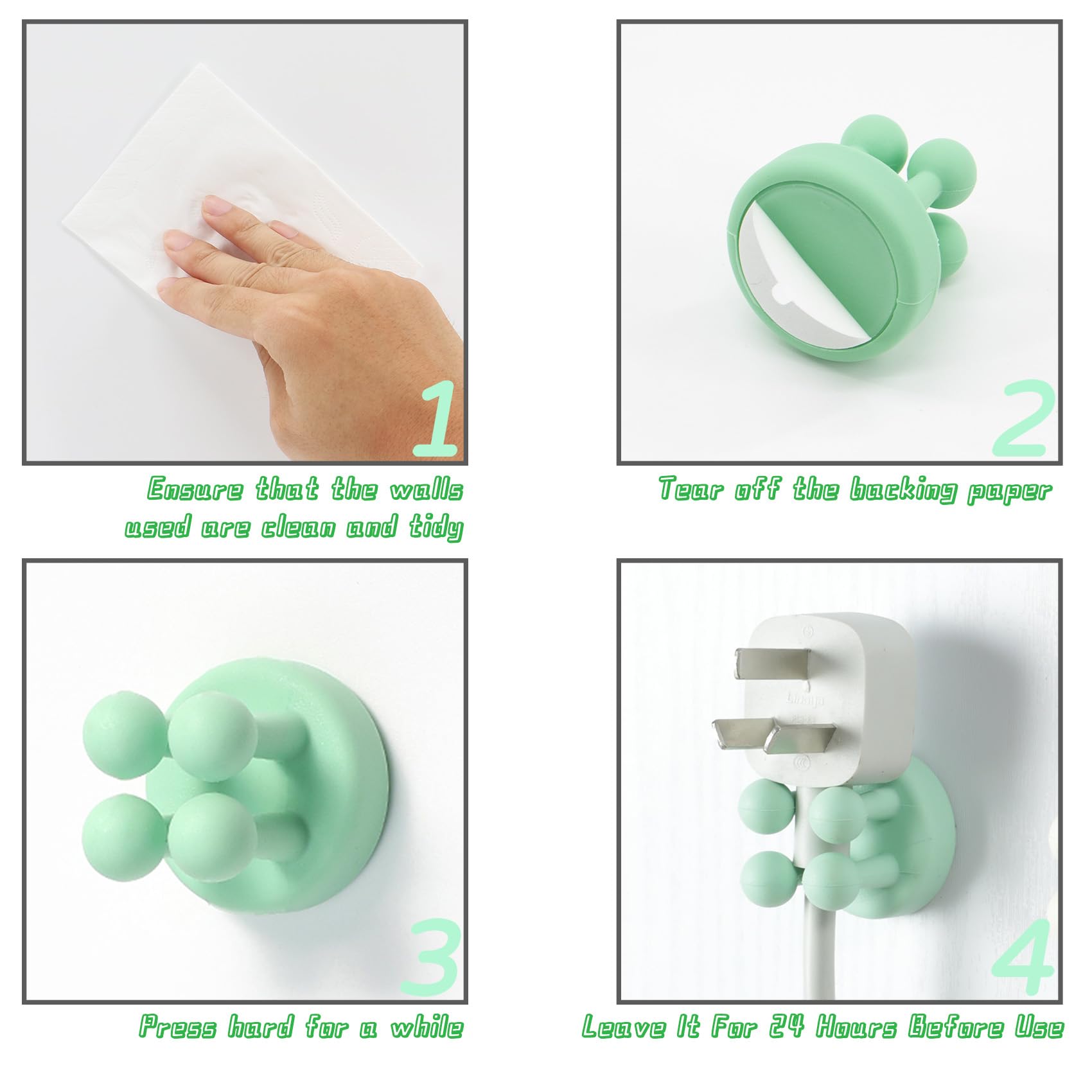 Silicone Toothbrush Holders, Multi-Function Hook Razor holder Waterproof