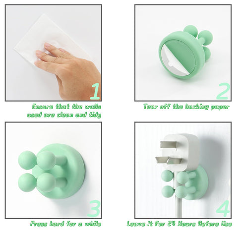 Silicone Toothbrush Holders, Multi-Function Hook Razor holder Waterproof