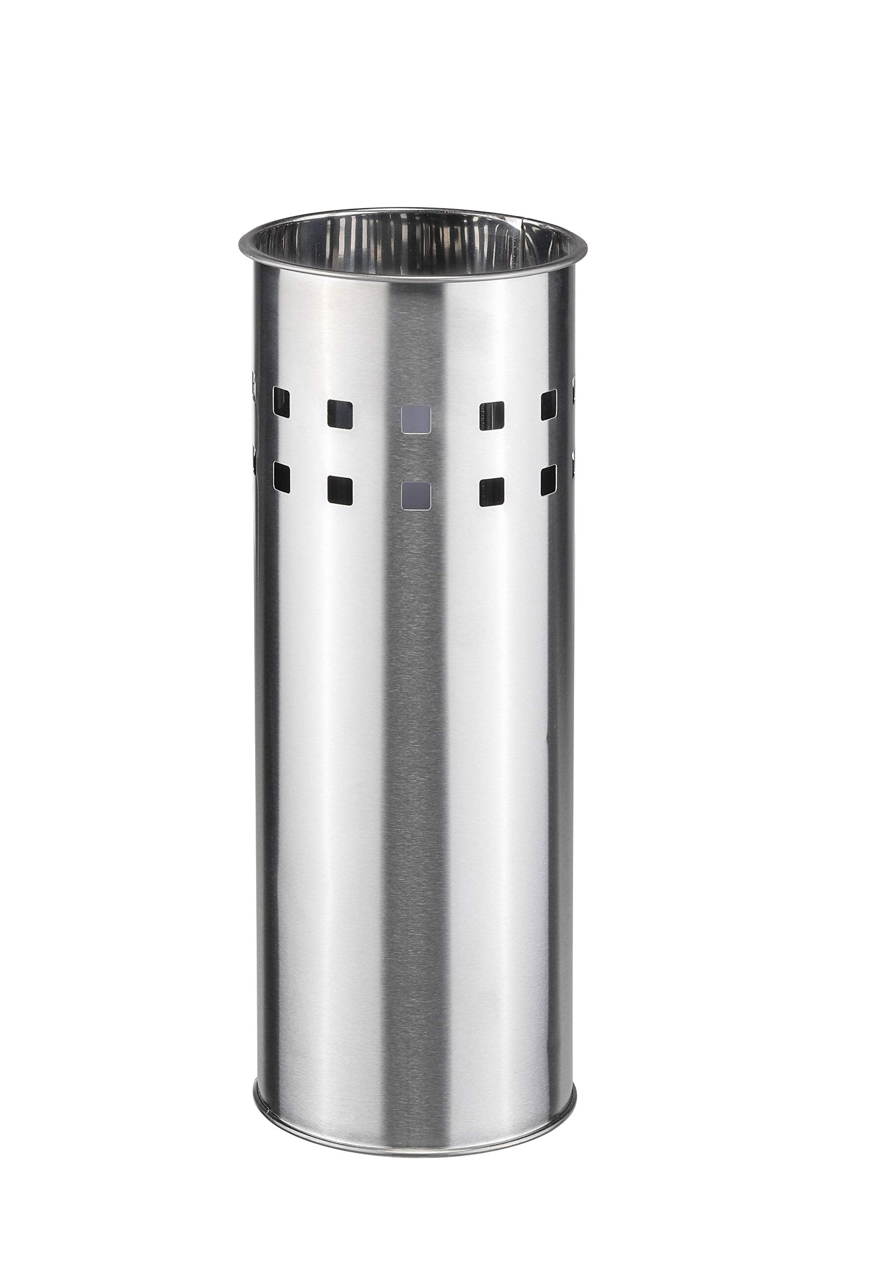 Bambelaa! Toilet brush with holder WC brush WC set WC brush holder stainless steel silver white