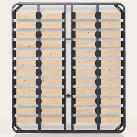 SCHUIWINNER 20Pcs Plastic Bed Slat Holders Kits Connecting Accessories Bed Slat Clips for Beds Replacement (Black)