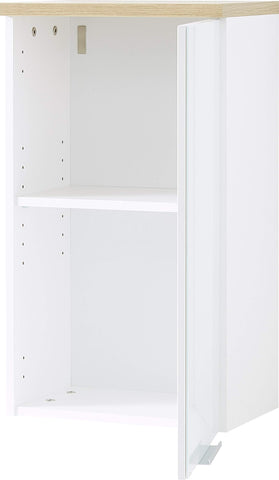 GERMANIA DIE MÖBELMACHER Wallcabinet, White/Navarra Oak, 39 x 69 x 27 cm