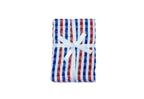 QUALITY HOME TEXTILES 100% CottonTerry Towelling Tea Towels with Hanging Loop | Pack of 3| Kitchen Hand Towels Dish Cloth Super Absorbent Soft Touch
