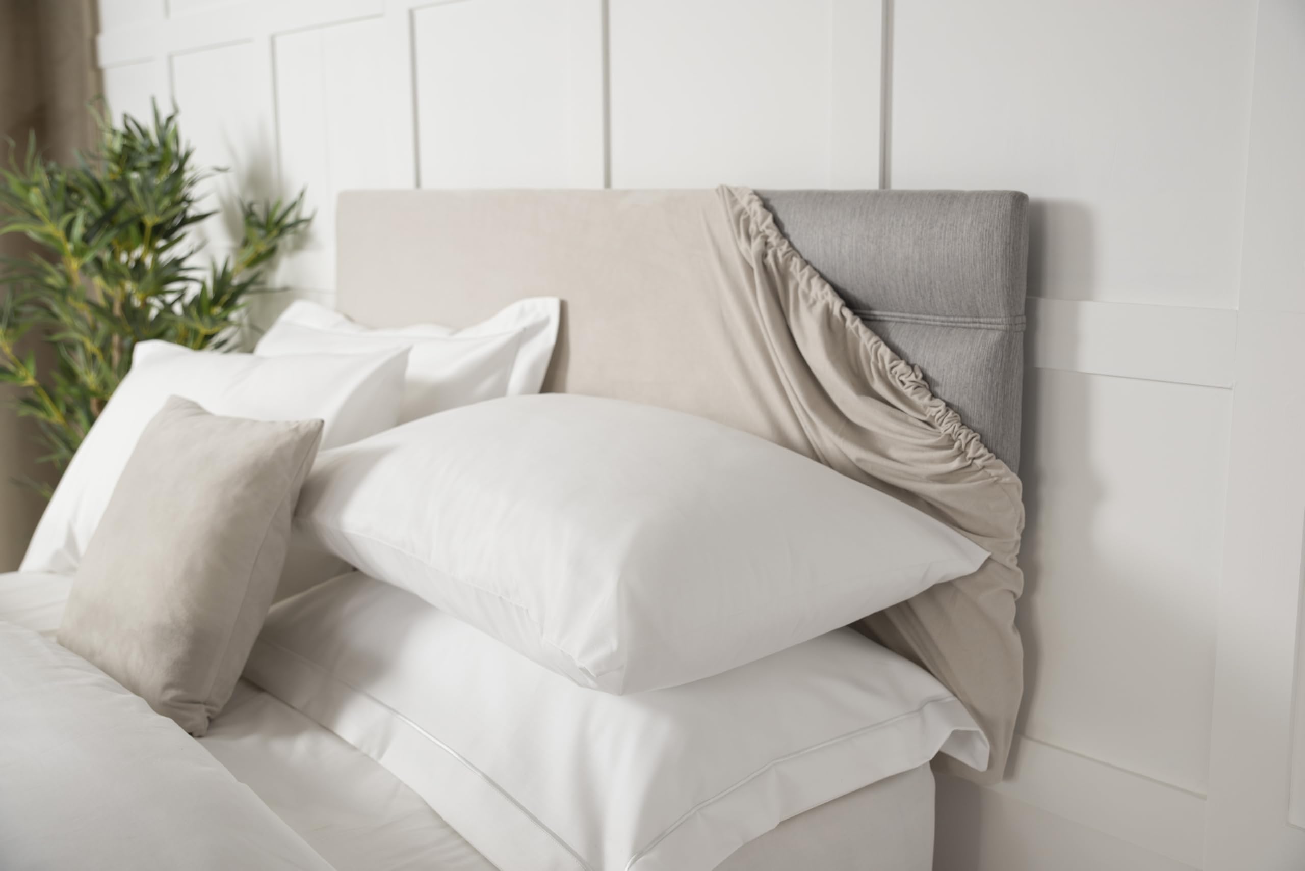 Belledorm Headboard Wrap (Linen, King (U.K. Standard))