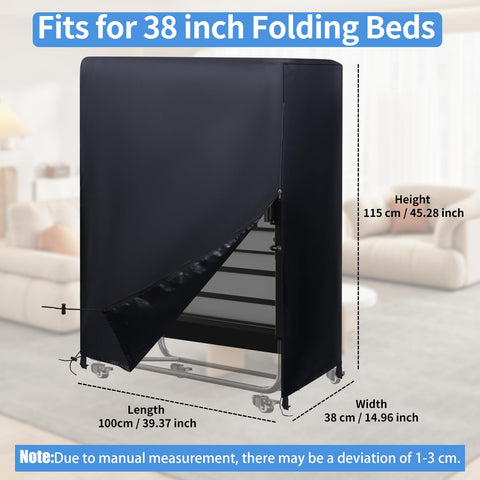 Folding Bed Storage Cover (39" L x 15" W x 45" H)