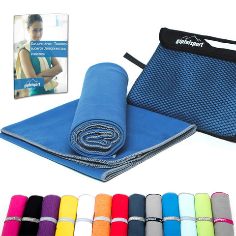 gipfelsport Microfibre Towel 1x S(80x40cm) Blue