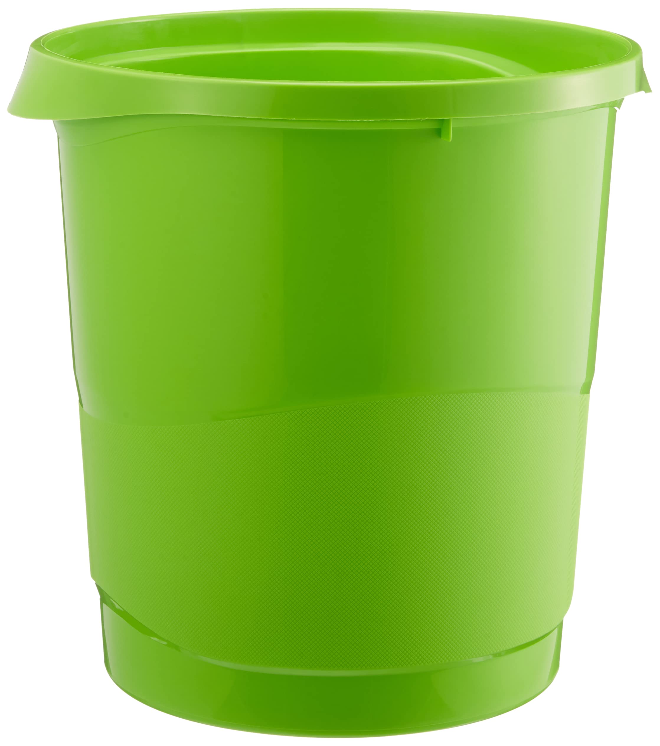 Esselte 14 Litre Europost Waste Bin, Plastic, Vivida Range, Green