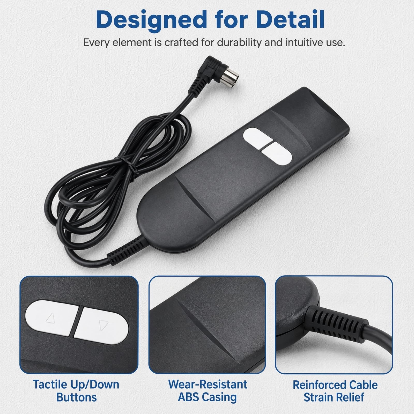 DECARETA Recliner Chair Controller 2 Button 5 Pin
