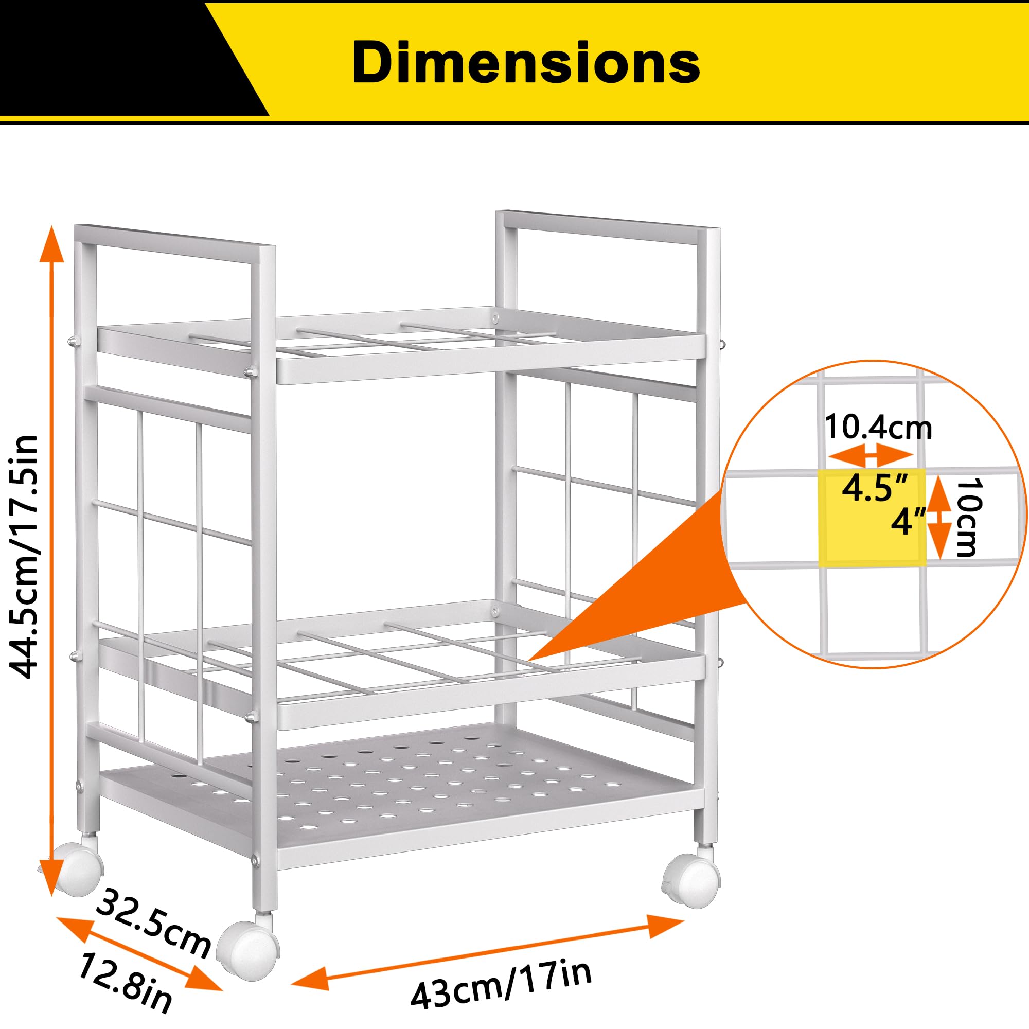 Jowkou Blueprint Storage Rack Cart with Wheels, 12-Slot Blueprint Holder, Construction Plan Map Holder, Blueprint Storage Organiser Table, White
