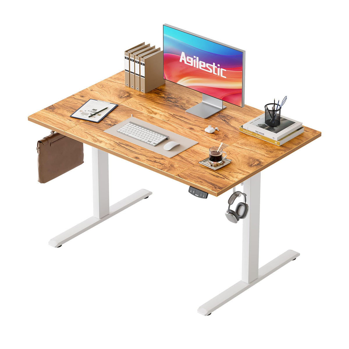 Agilestic Height Adjustable Electric Desk, 2 Memory Height, 120x80cm