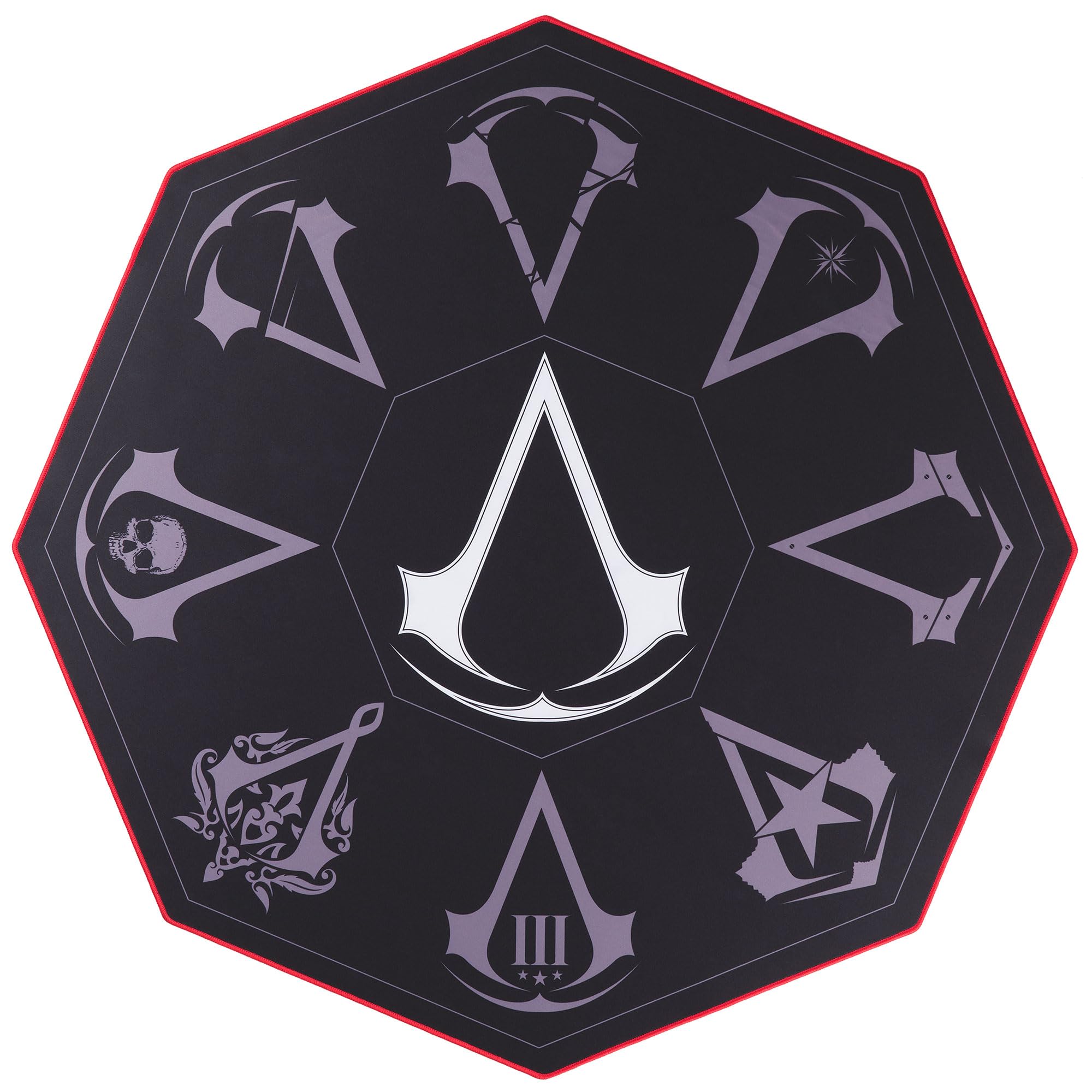 Subsonic – Assassin's Creed Gaming Floor Mat – Non-Slip Chair Mat 100cm
