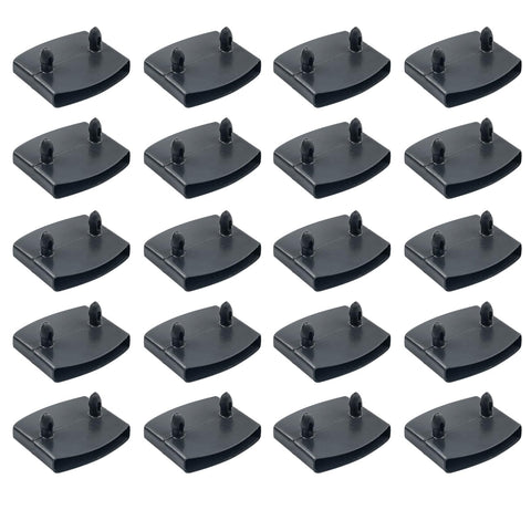 Sgehai 72 Pcs bed slats replacement bed slat end clip,plastic bed slat holders caps 55mm,48 ends and 24 center,for double/single bed and king size
