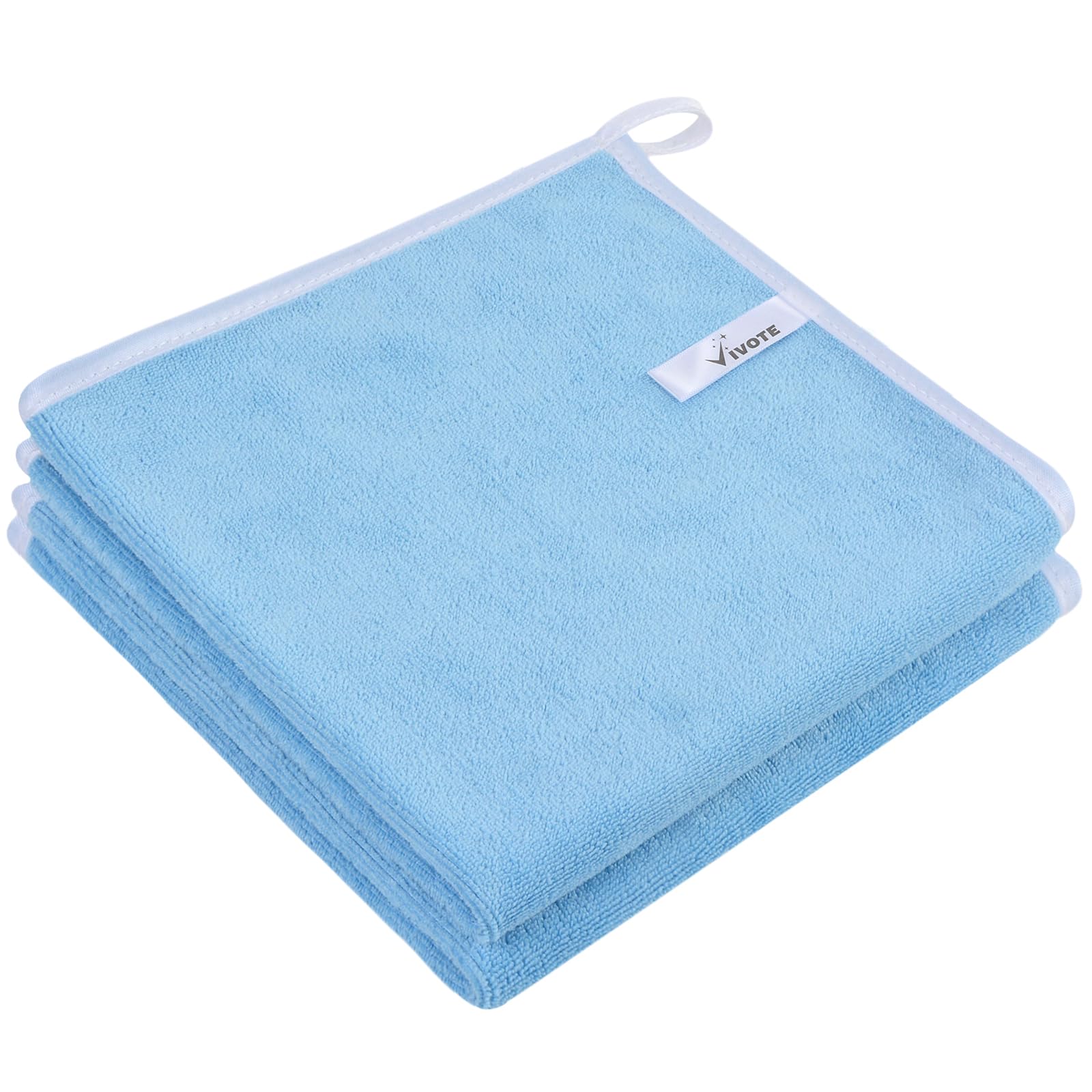 VIVOTE Microfiber Hand Towels with Hanging Loop Hand Towel for Bathroom