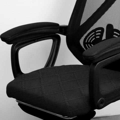 KALIONE Office Chair Cover Stretch Desk Chair Covers, Elastic Stretch Chair Slipcovers Dining Room Desk Seat Cover
