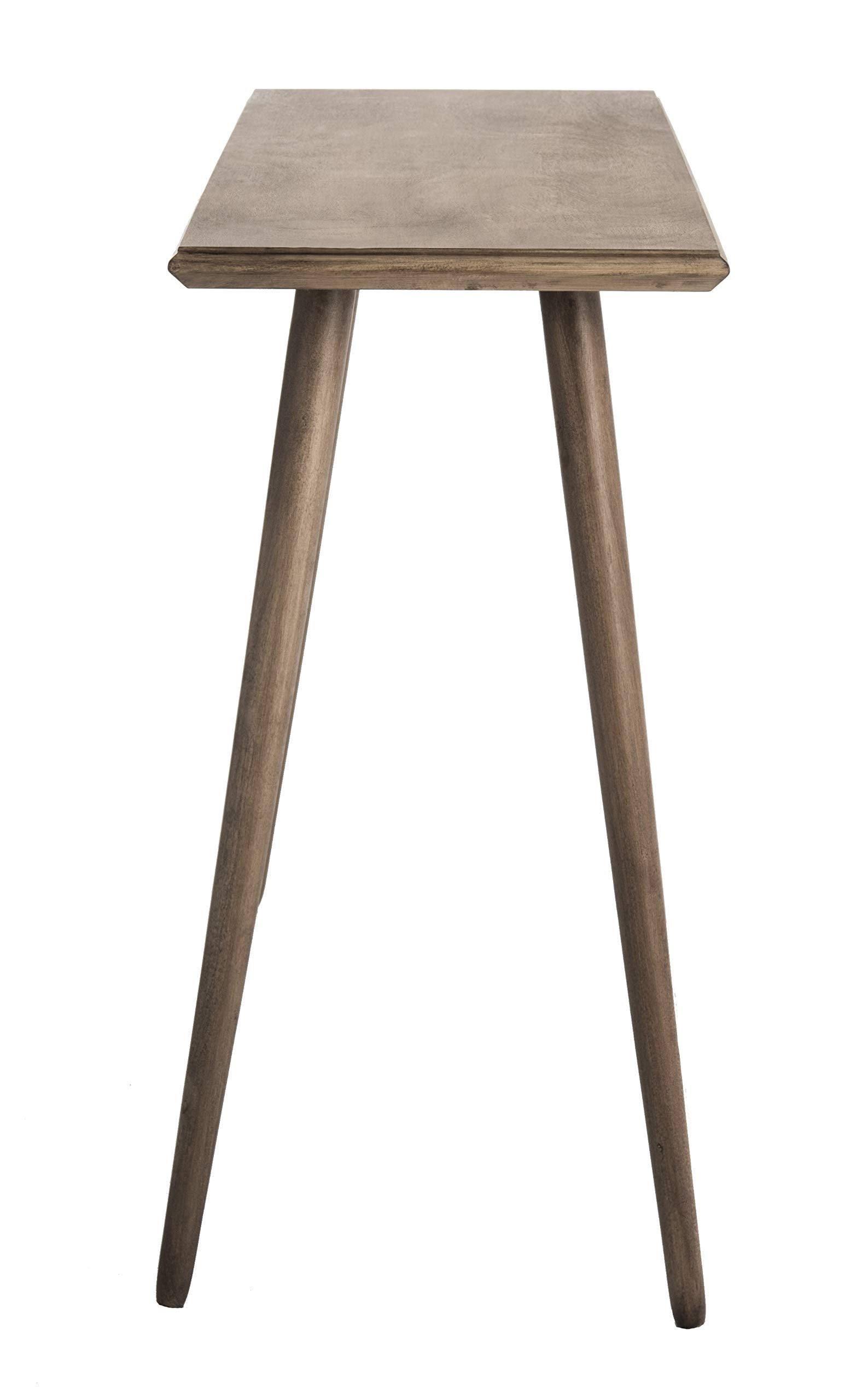 SAFAVIEH Modern Wooden Accent Table, in Chocolate, 40 X 120 X 80