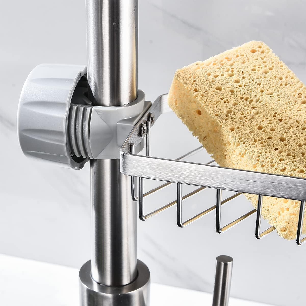 Bnimtm Shower Caddy No Drill, Shower Soap Holder, 304 Stainless Steel Bathroom Caddy, Sponge Holder For Kitchen, Great for Bathrooms, Kitchens, RVs
