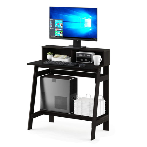 Furinno Simplistic A Frame Computer Desk, Study Desk, Writing Desk, Espresso