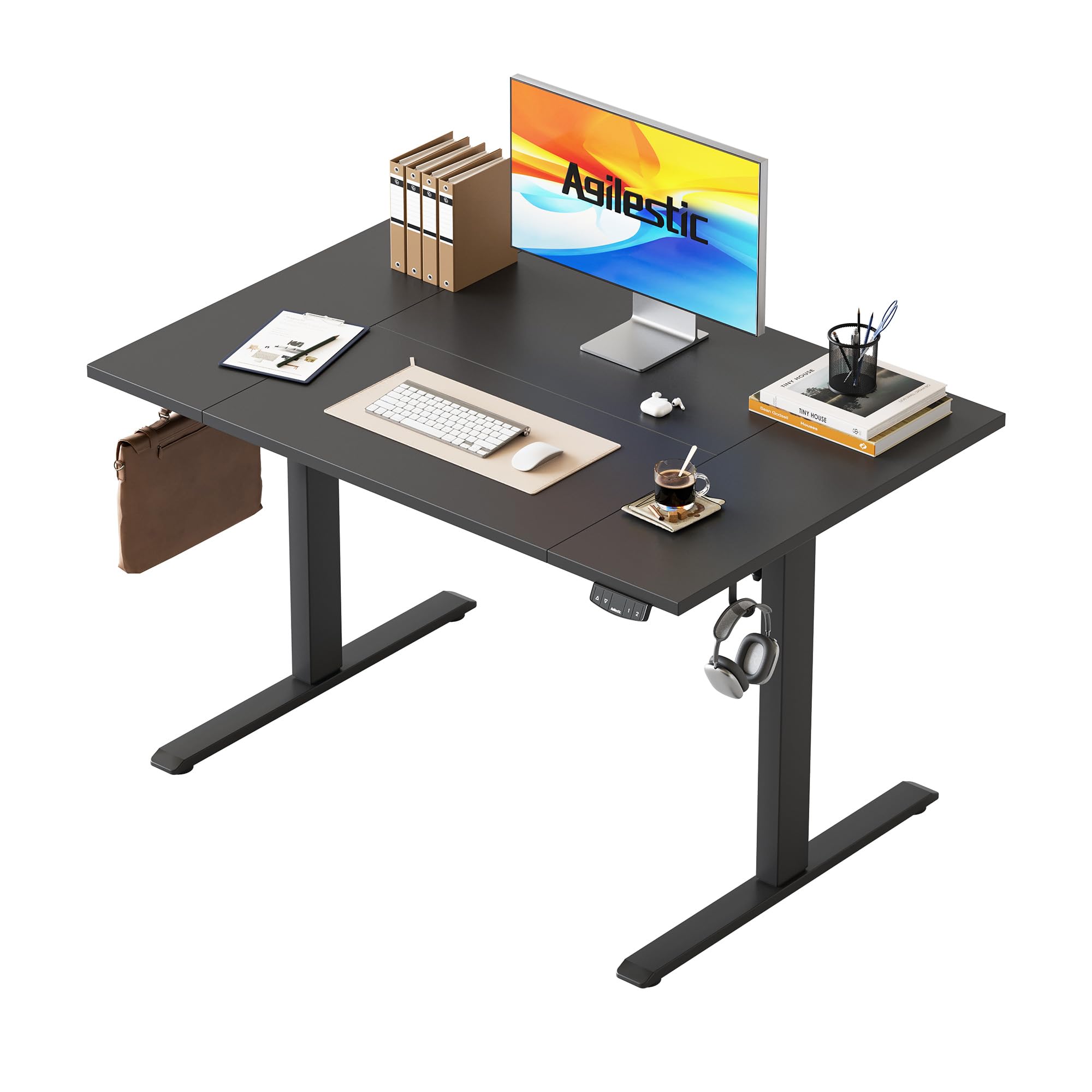 Agilestic Height Adjustable Electric Desk, 2 Memory Height, 120x80cm