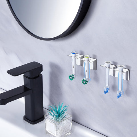 YAYINLI Electric Toothbrush Head Holder, Toothbrush Holder Wall Mounted Non Screw, Anti-Rust Toothbrush Holders for Bathroom