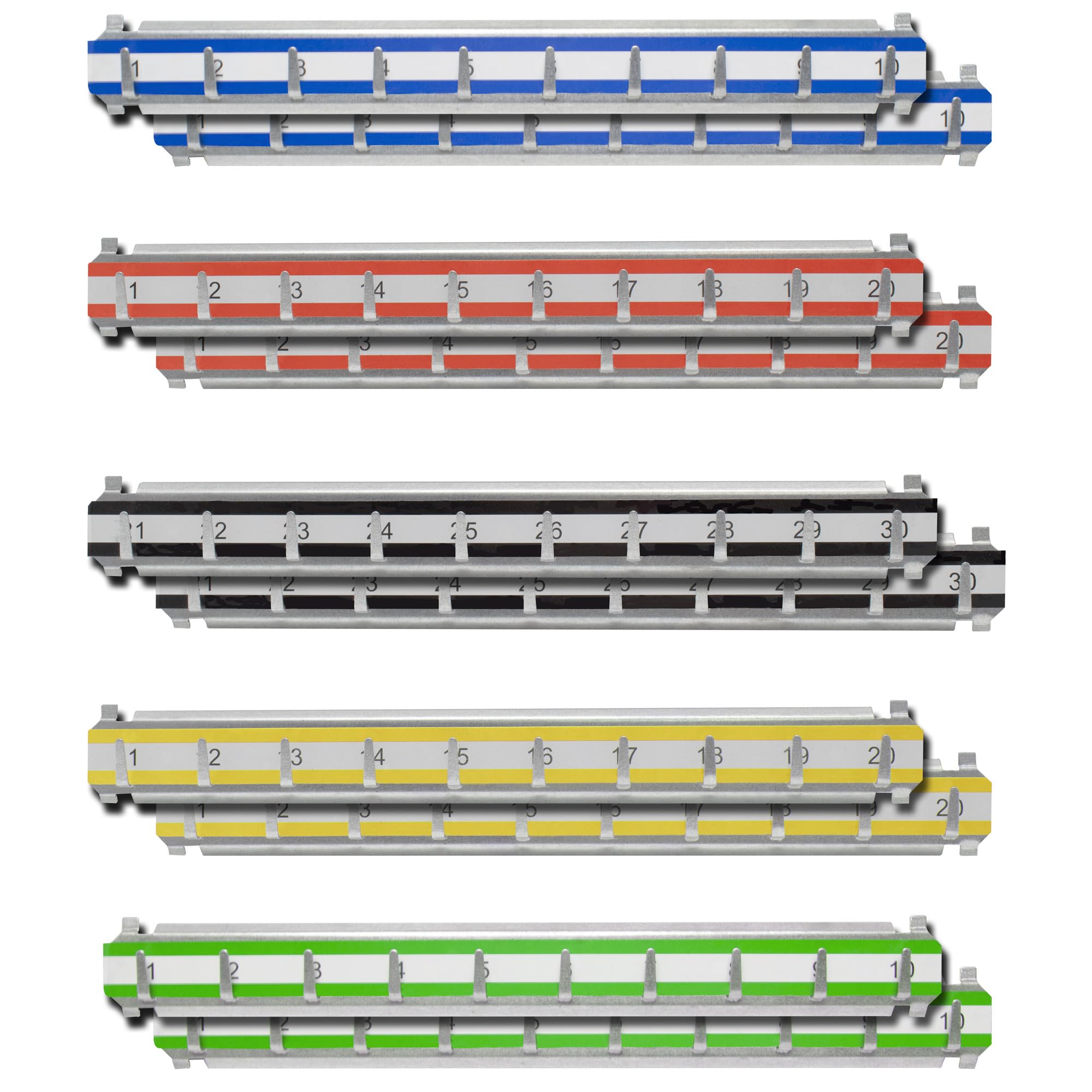 Barska AF13684 Labeled Key Shelves w/ 101-200 Numbered Hooks for Key Cabinets