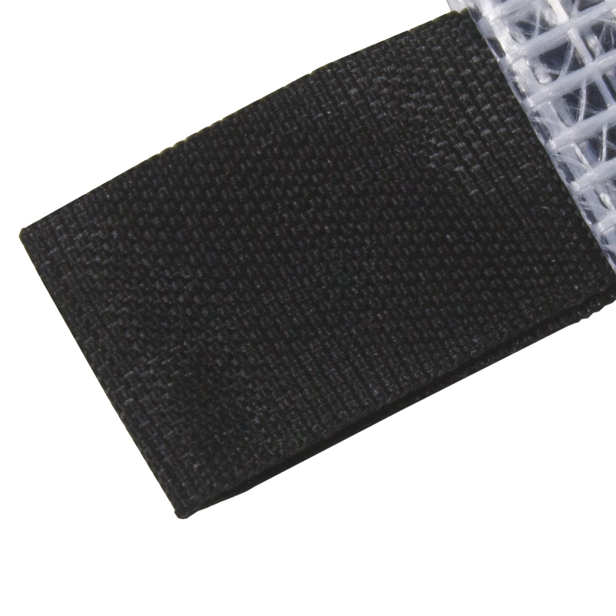 eco-eco Mini 95% Recycled Super Strong Bag, Waterproof Mesh Tuff Bag, Reinforced, Black/Clear Zip Closure eco036