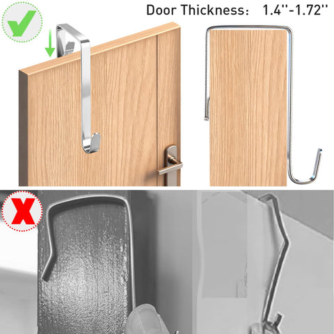 Over the Door Shoe Organiser, 40 Pocket Hanging Shoe Holder for Bedroom