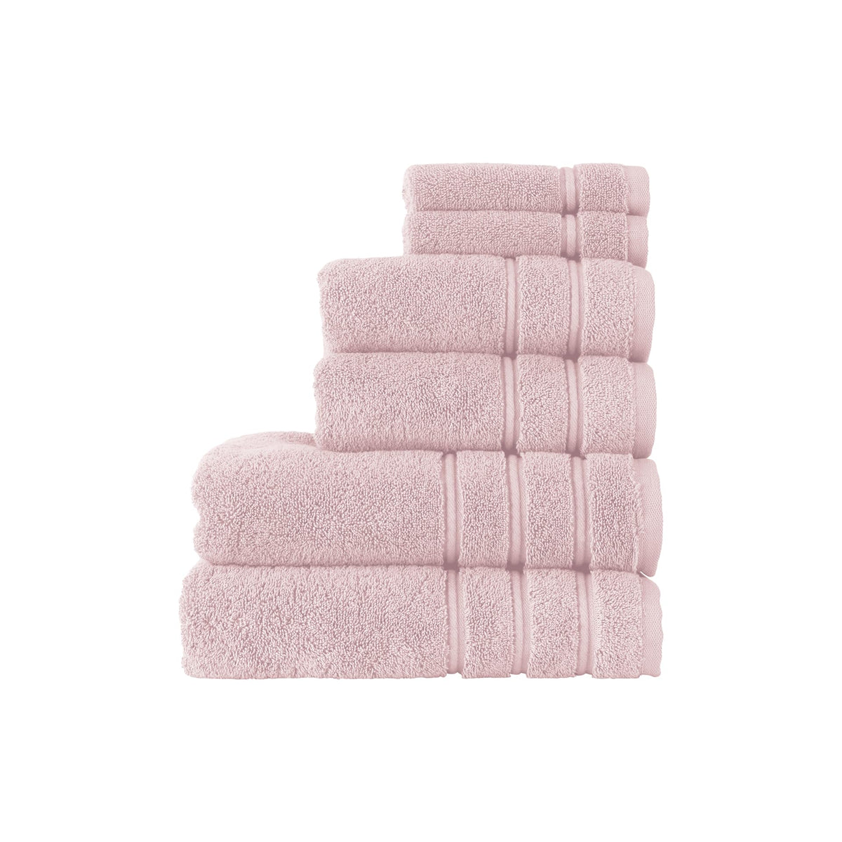 Christy Antalya Large Bath Towels | Set of 6 | 100% Turkish Cotton | 600GSM | Soft Plush Luxury Towel Set