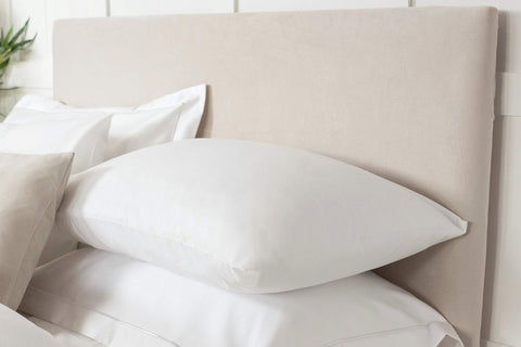 Belledorm Faux Suede Headboard Cover (Linen, Super King)