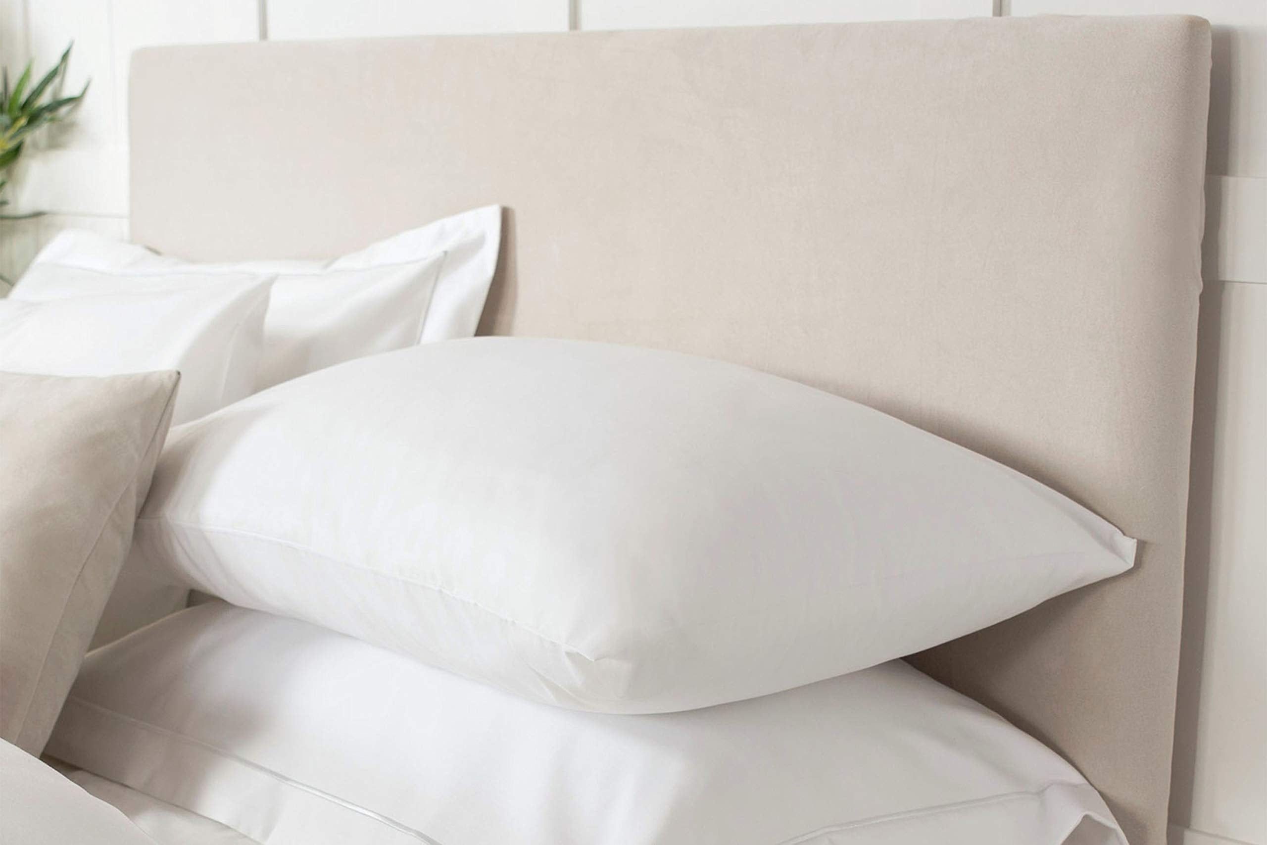Belledorm Faux Suede Headboard Cover (Linen, Double)