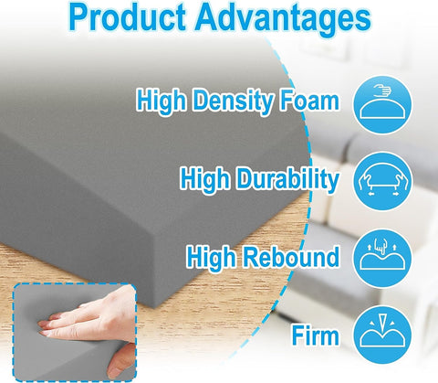 2PCS 50x50cm Sofa Cushion Support for Sagging Seat-Sofa Support Boards