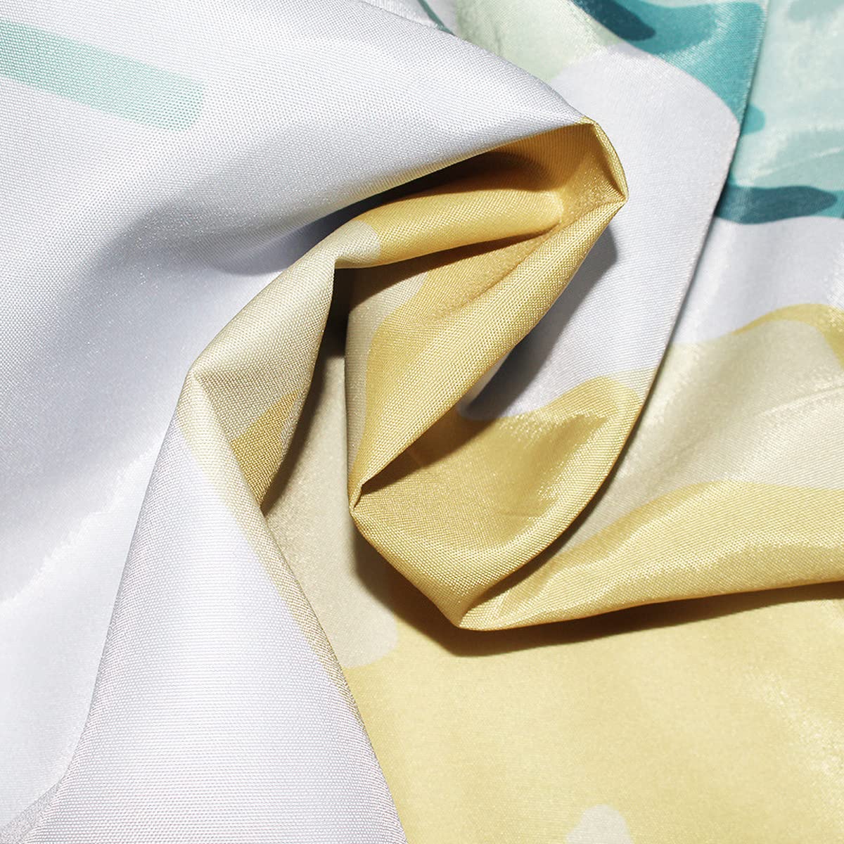 Tennove Shower Curtain 180 x 200cm Fruits Lemon Thick Polyester Fabric Mildew Resistant Shower Curtain Liner for Bathroom Decor Waterproof Bath