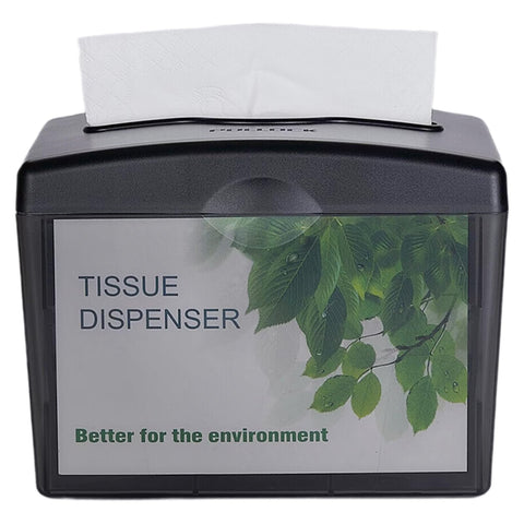 Pollock Countertop Napkin Dispenser, Multifold Paper Towel Dispenser Black