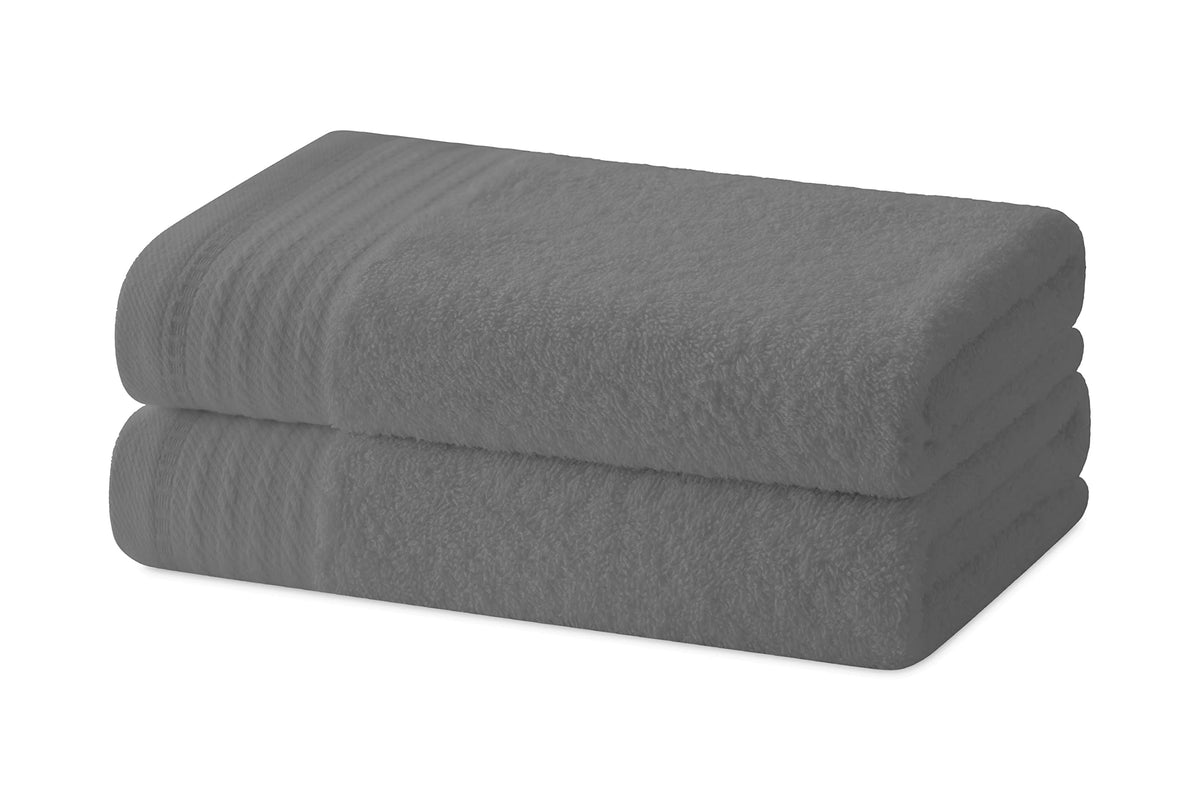 Degrees home - Set of 2 Hand Towels – Bath Towels – 100% Cotton – 480 g/m² – 100 x 50 cm