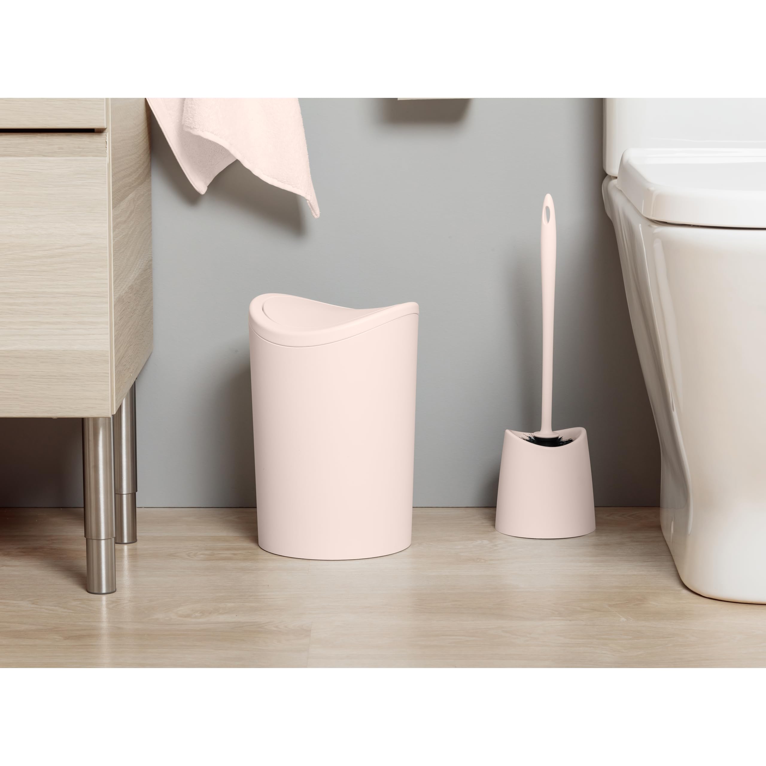 TATAY Bathroom Bin 6 L Modern Functional Design Compact and Modern Design