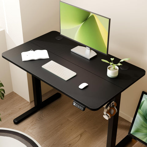 ERGOMAKER Electric Standing Des 100x60cmk, 2 Memory Presets, Black