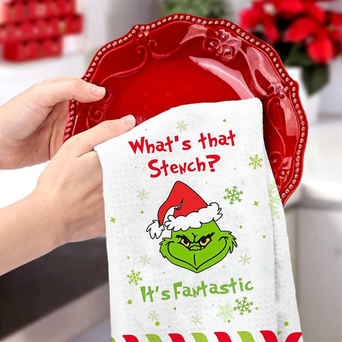 VITEVER Christmas Hand Towels Decorations, Decorative Christmas Kitchen Towels Dish Towels Decorations, Drying Towels Set Gift for Bathroom