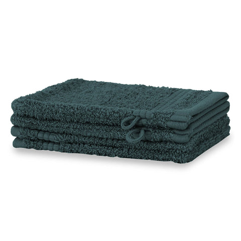 Merana Rome Washcloth Set Absorbent Soft and Lint- Terry Wash Mitts in Luxury Quality Heavy Organic Cotton 590 GSM