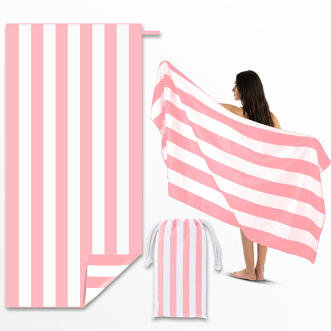 Anavasi Microfibre Beach Towels for Adults, 1 Pack 180 x 90cm 100% Recycled