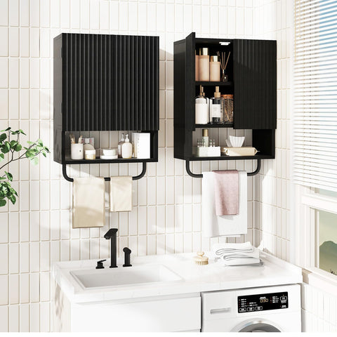IBUYKE Bathroom Wall Cabinet Storage Cabinet Cupboard WBS003B