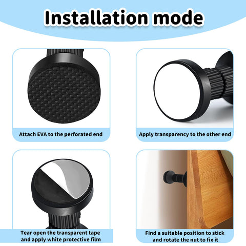 2 Pcs Headboard Stoppers Bed Wall Stoppers Adjustable Threaded Bed Frame Anti-Shake Tool Telescopic Support Stabilizer Headboard Stopper for Bed