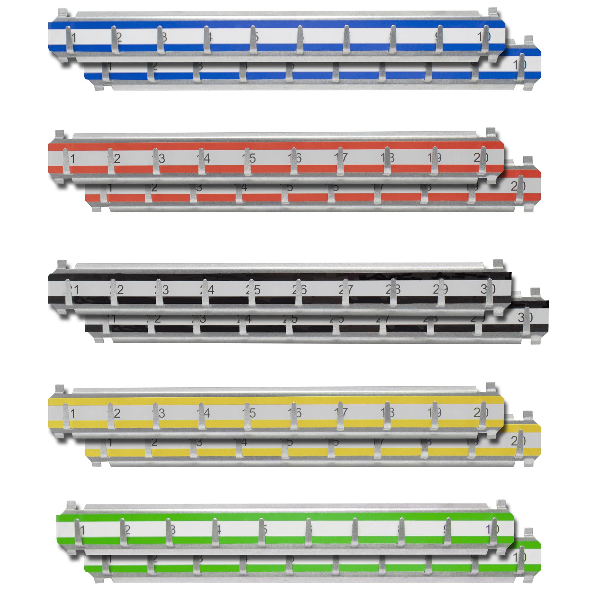 Barska AF13682 Labeled Key Shelves w/ 1-100 Numbered Hooks for Key Cabinets