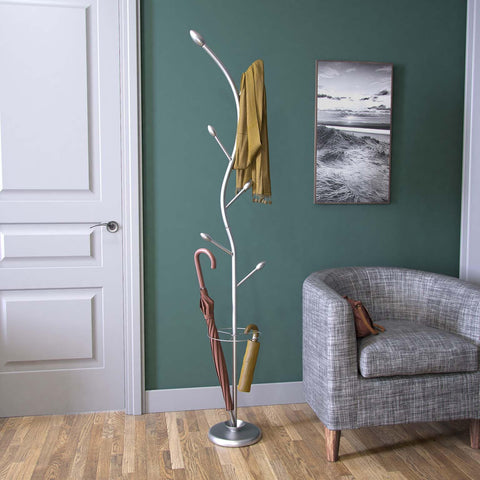 Versa 187903 Coat Stand metallic silver