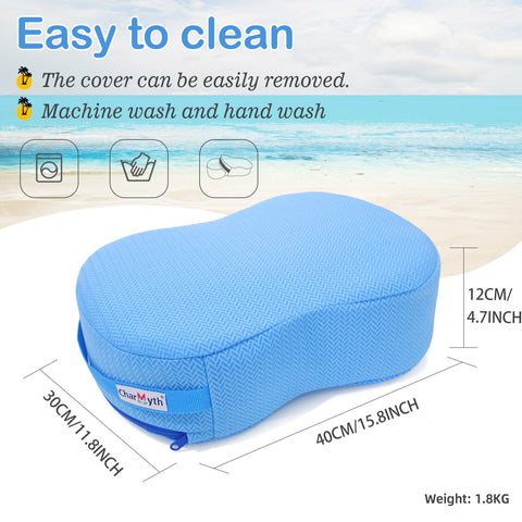 Charmyth Hot Tub Booster Seat, 40 x 30 x 12cm / 15.8 x 11.8 x 4.7inch Bath Spa Booster Seat, quick dry Bath Cushion to sit on for Adults