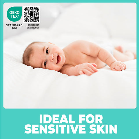 King Size Mattress Protector Waterproof for Bed 150x190 cm (2pcs) Premium Cotton Terry Bed Cover with Elastic Straps Sheet Soft and Breathable