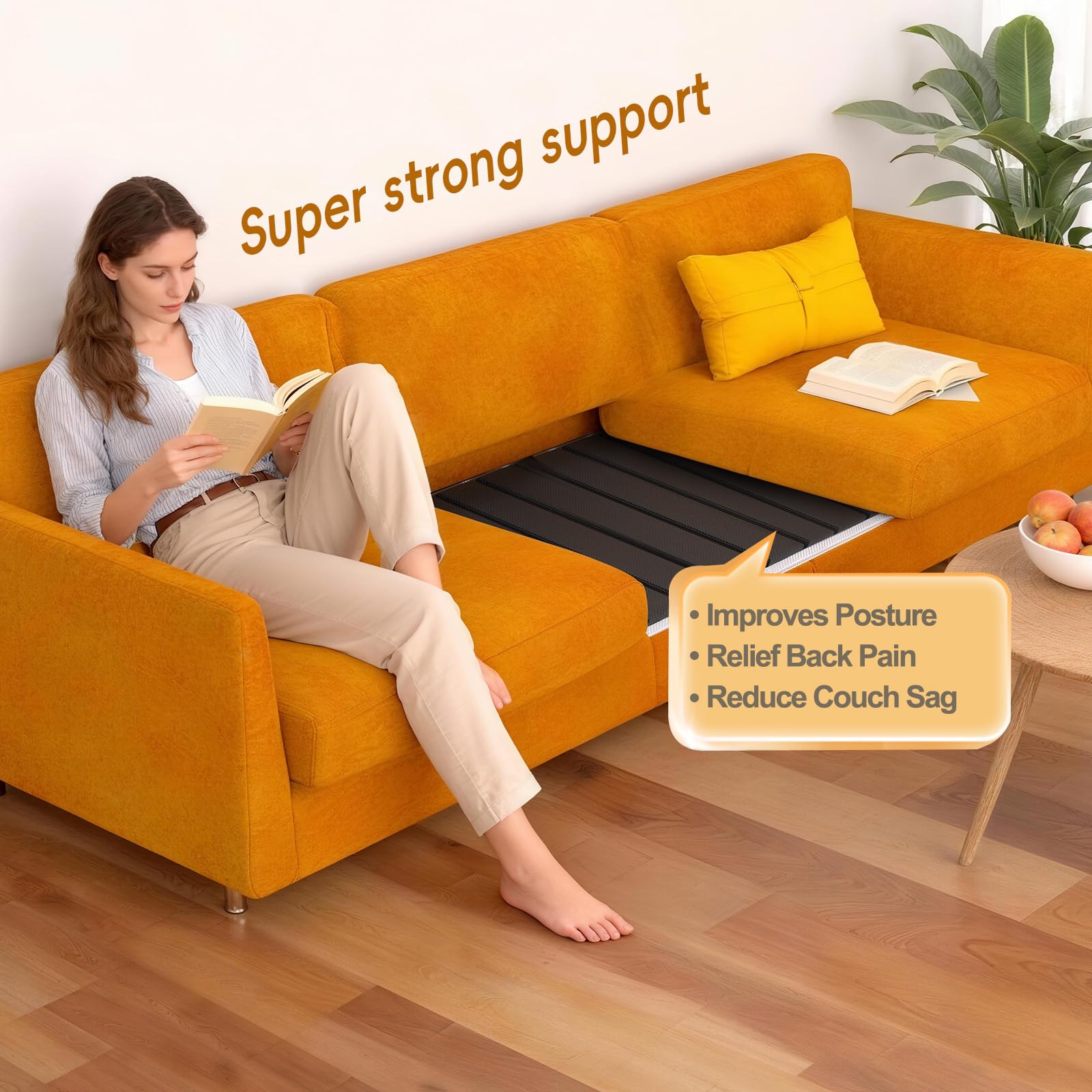 VERONLY Wooden Sofa Support Boards for Sagging Seat - (60x170CM) Couch Cushion Support for 3 Seater