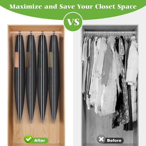 KEEGH Space Saving Suit Covers and Garment Bag with Self Comression Zipper