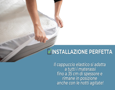 SLEEEP Mattress Protector 90 x 190 cm Bamboo Fibre Oeko-Tex 100% Waterproof Mattress Protector Fitted Sheet 30 cm Ultra Soft Mattress Cover Anti Bed