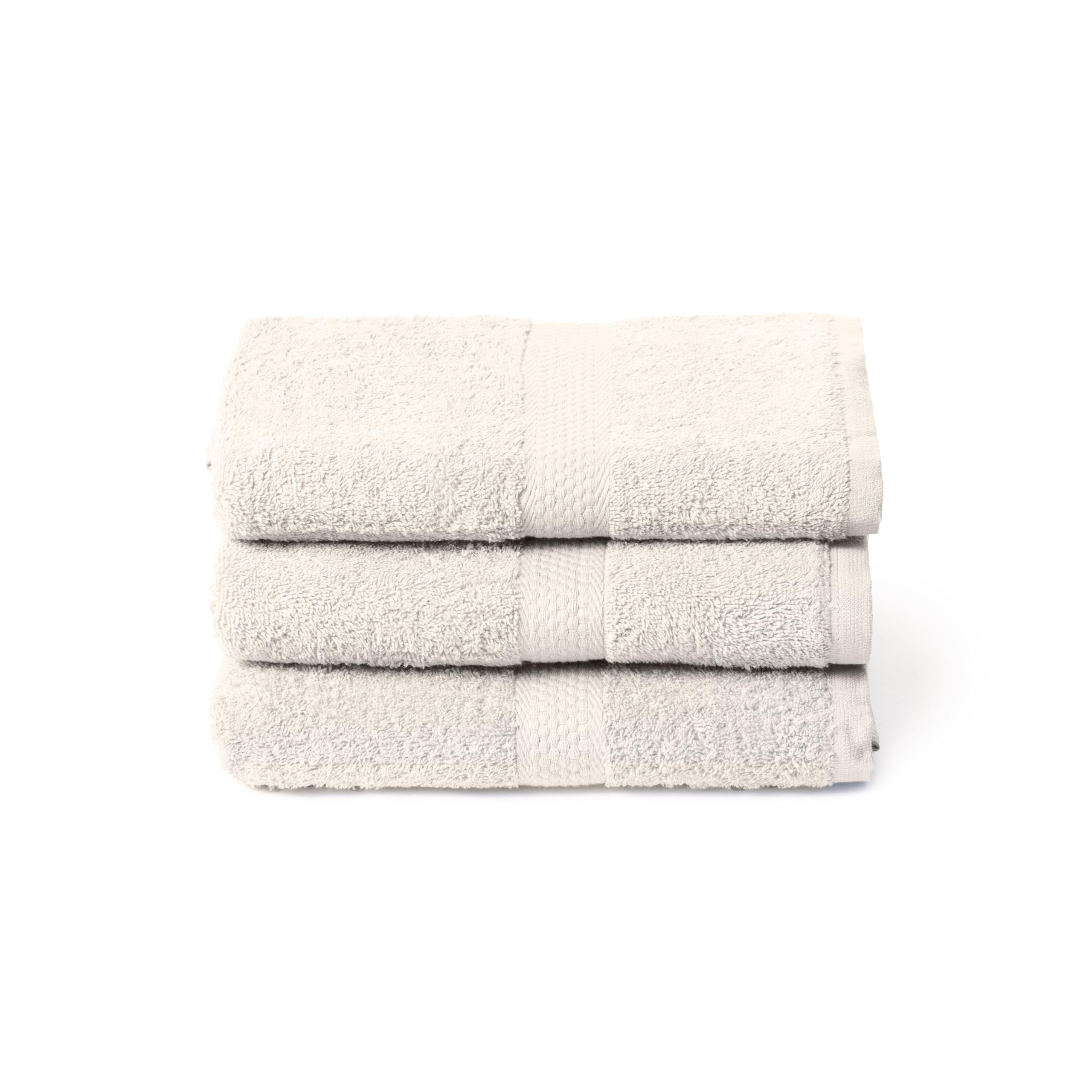 Caleffi 3X Large Bath Towel Set, 55x105cm, 100% Cotton Bath Set - Soft and Absorbent, Great for Bathroom, Face and Daily Use, Shower Towel